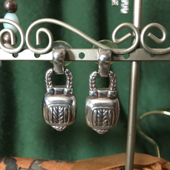 Brighton Jewelry - Vintage Brighton Doorknocker Earrings